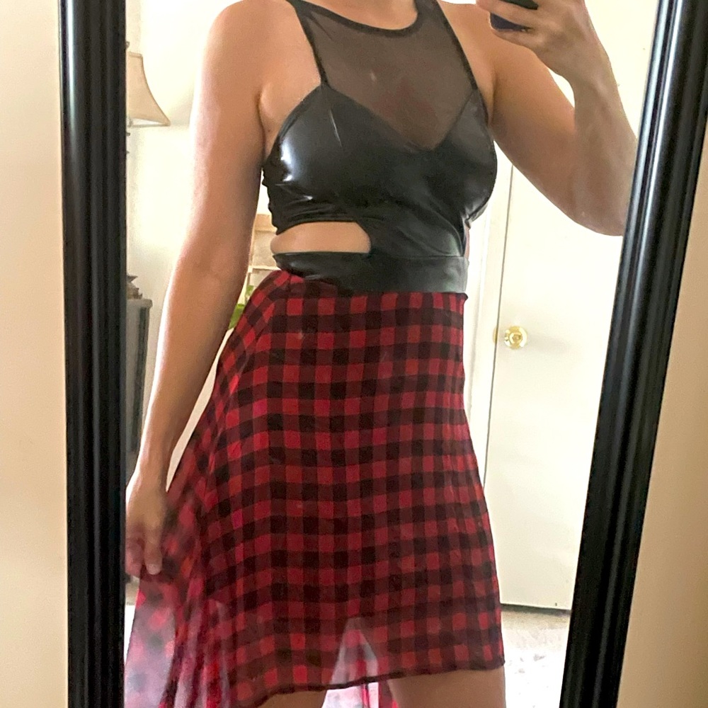 Tobi Cut-out, hi-low dress